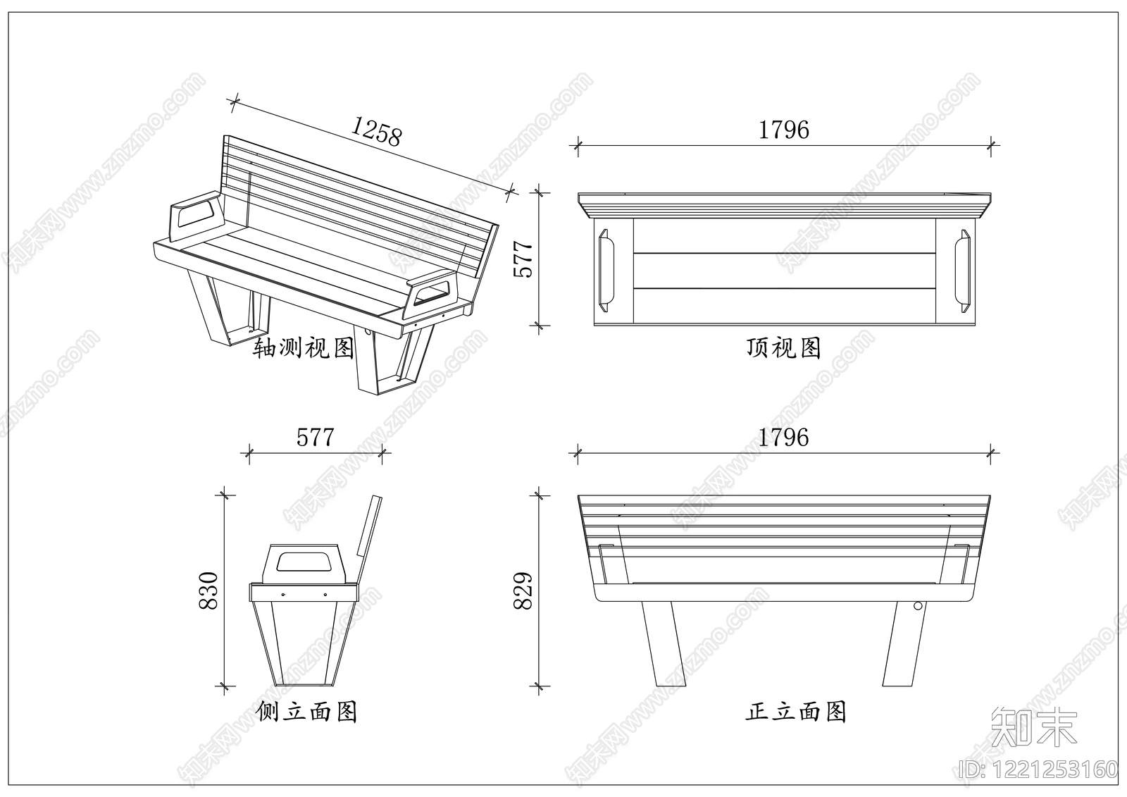 家具图库cad施工图下载【ID:1221253160】