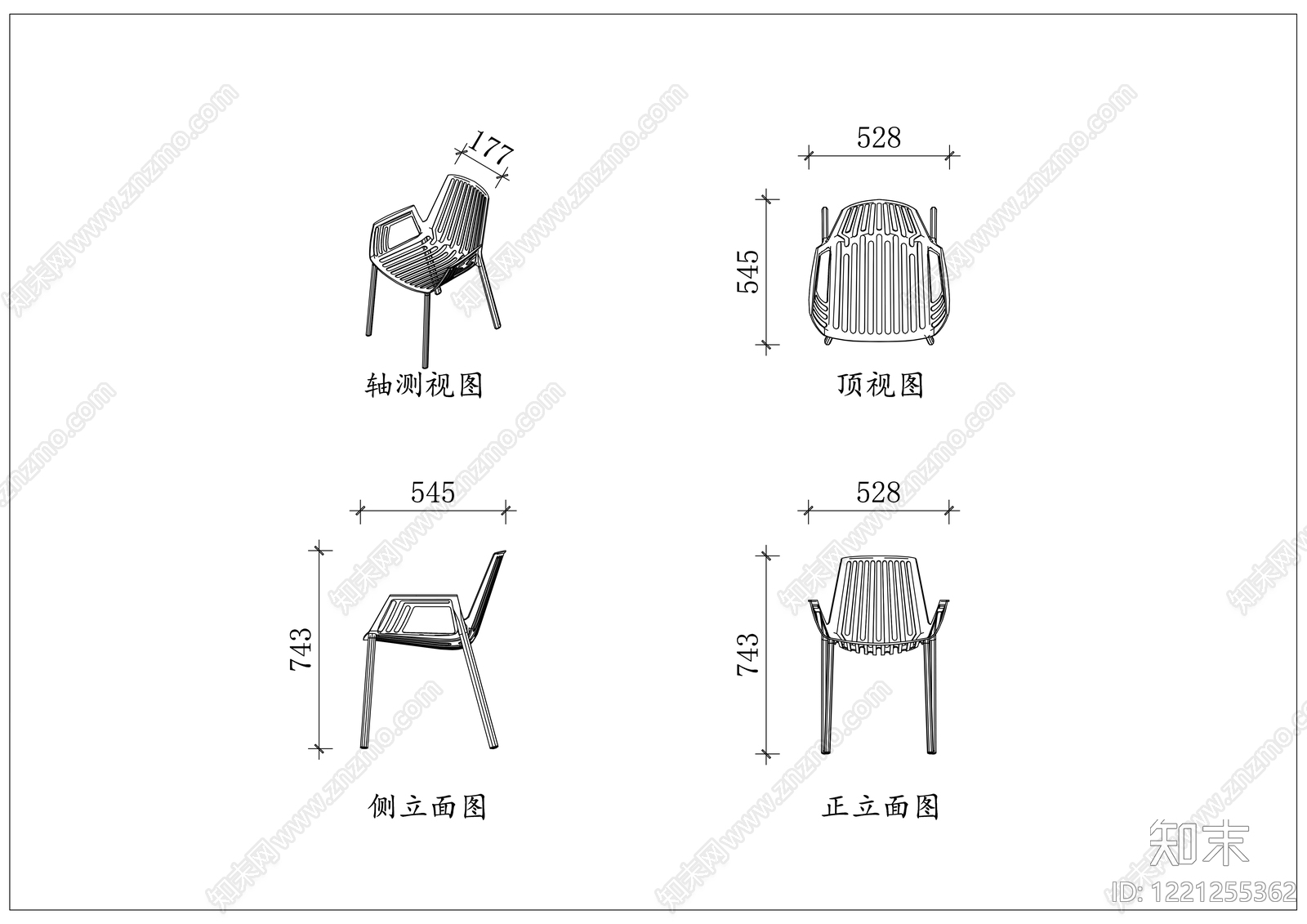 简约家具图库CAD图纸