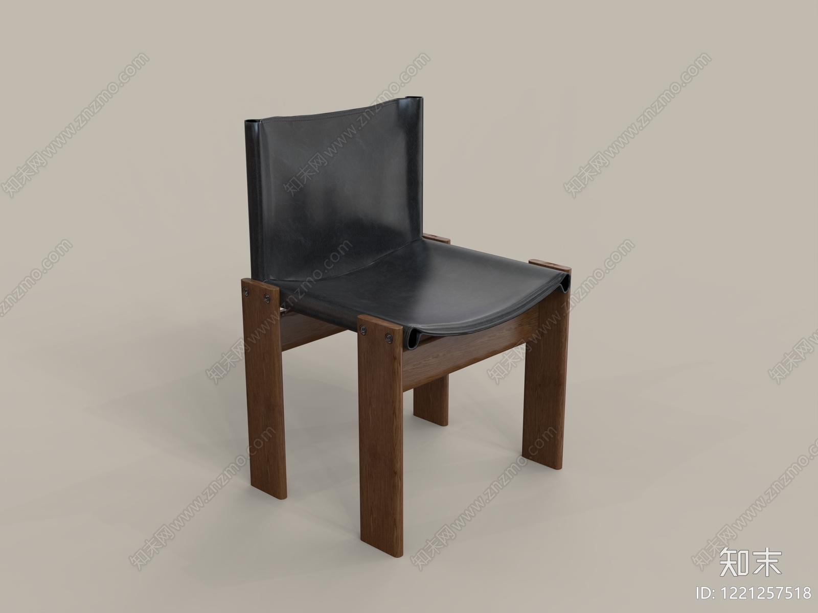 中古风休闲椅3D模型下载【ID:1221257518】
