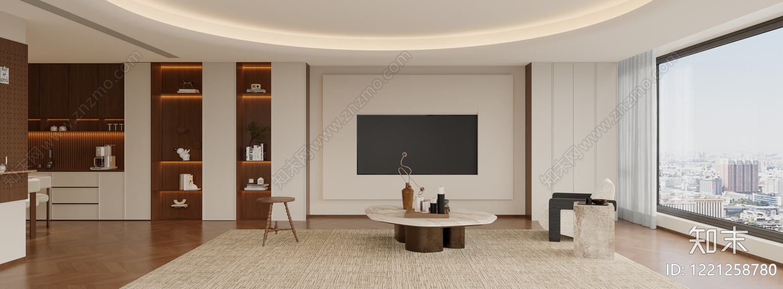 中古风家居卧室3D模型下载【ID:1221258780】