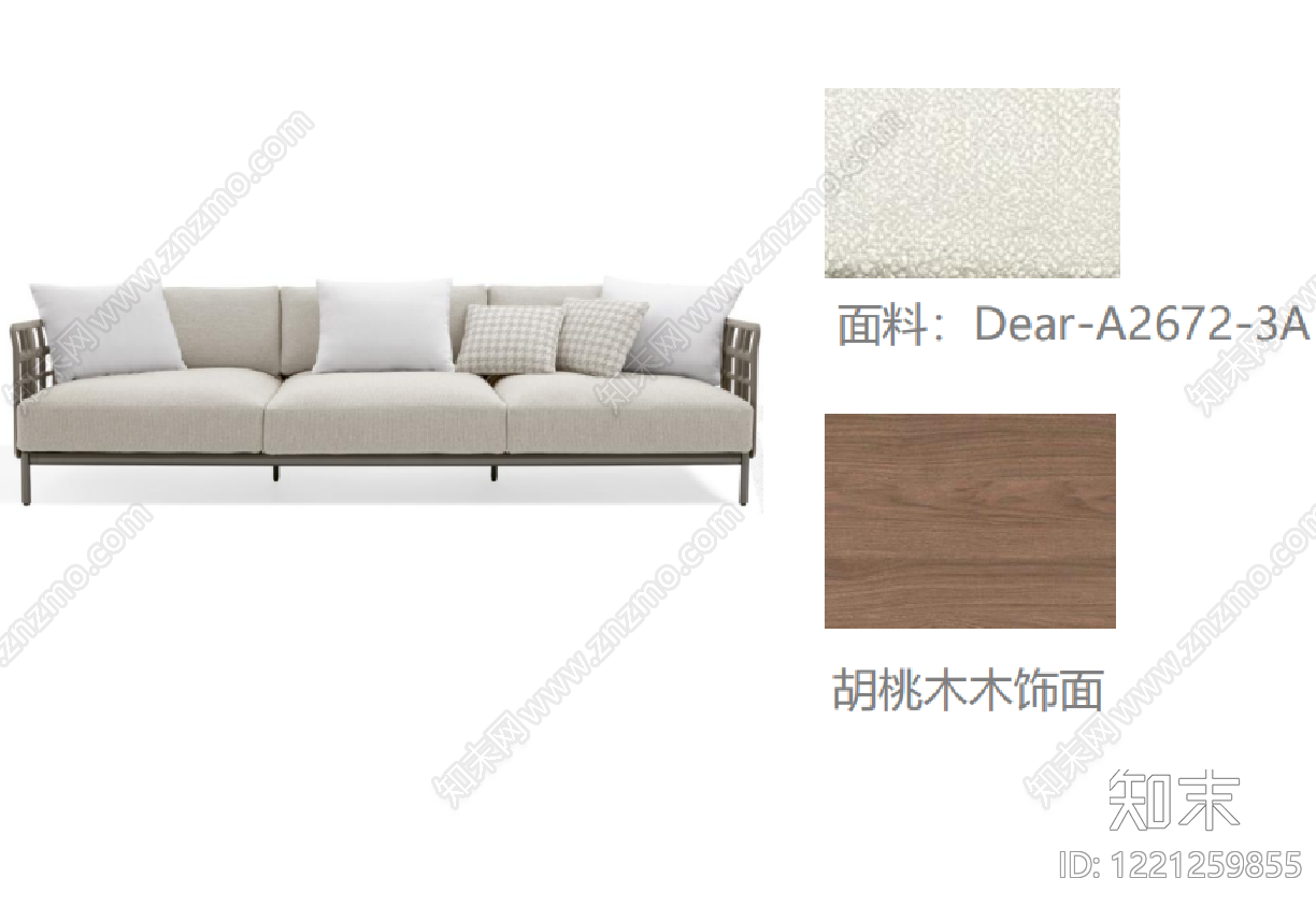 沙发cad施工图下载【ID:1221259855】
