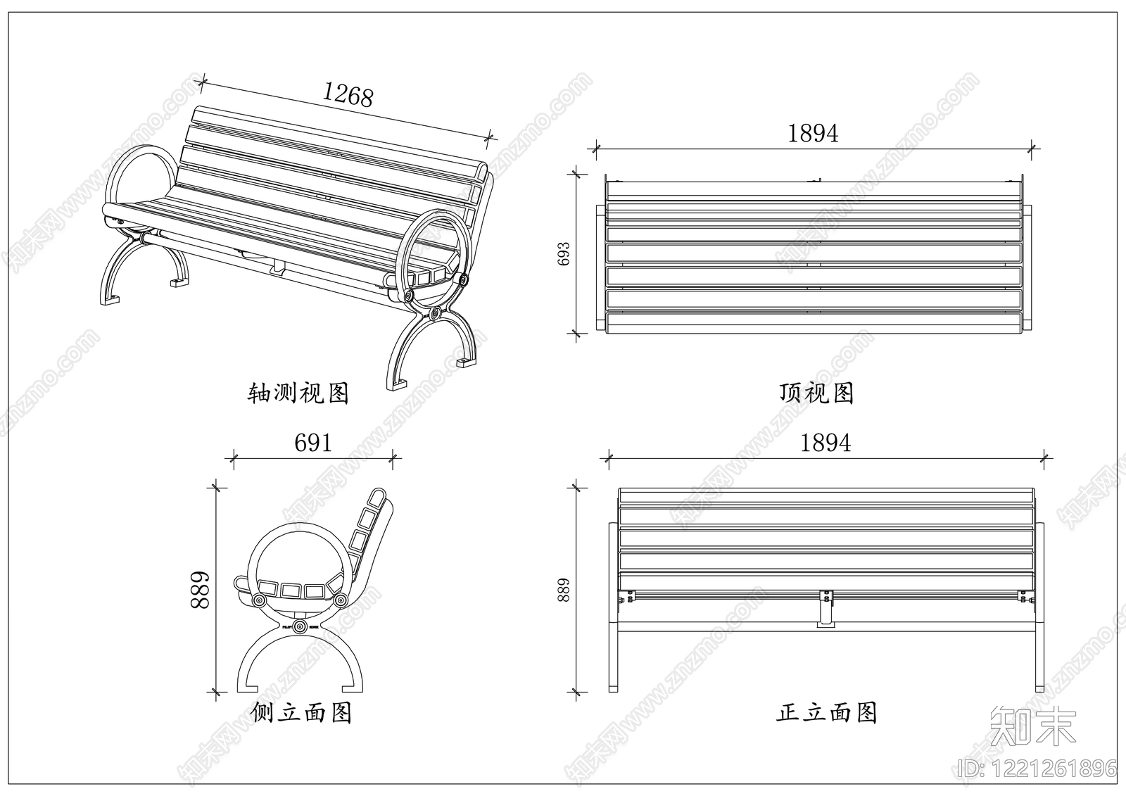 原木家具图库CAD图纸