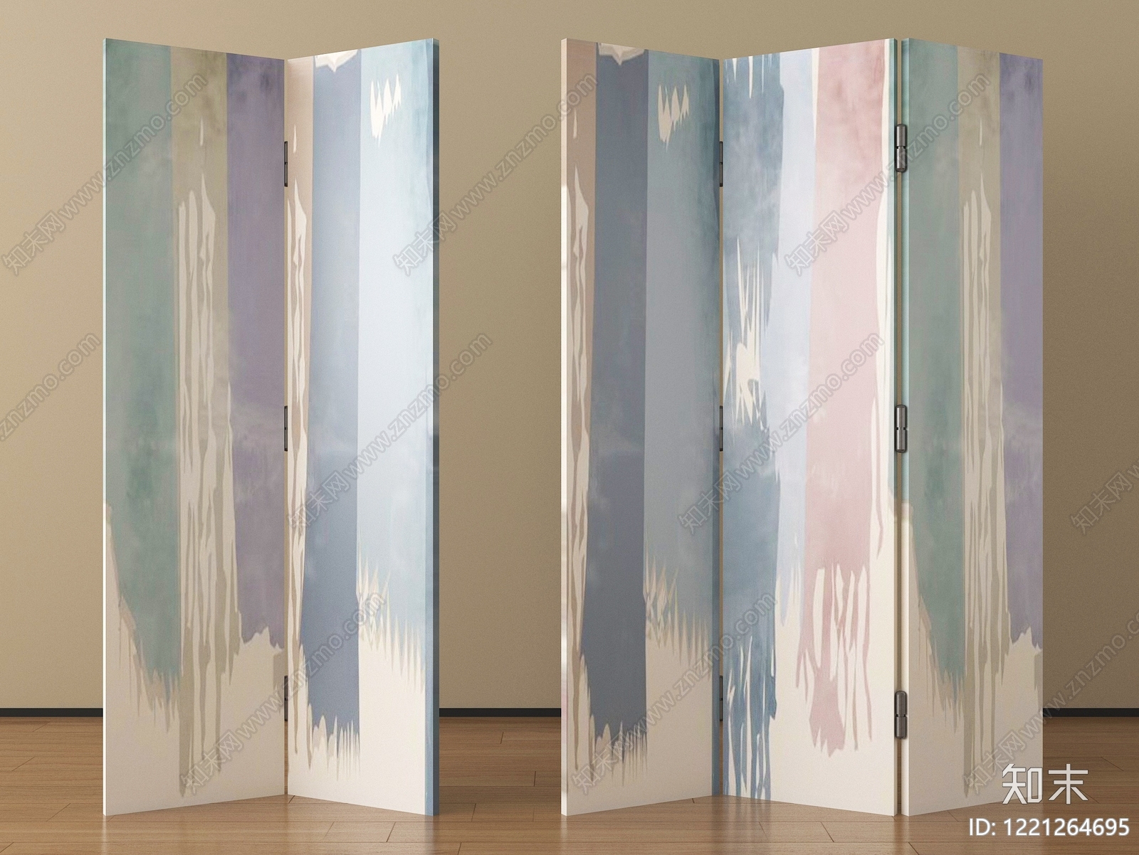 奶油风隔断3D模型下载【ID:1221264695】