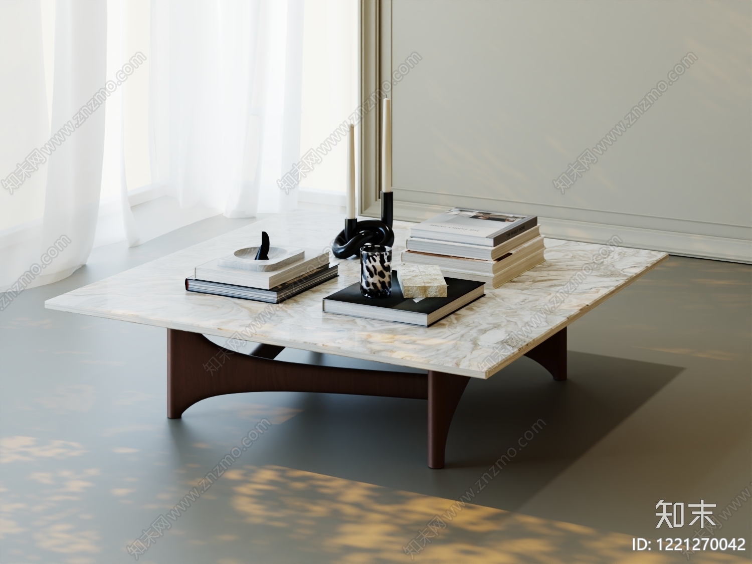 现代简约茶几3D模型下载【ID:1221270042】