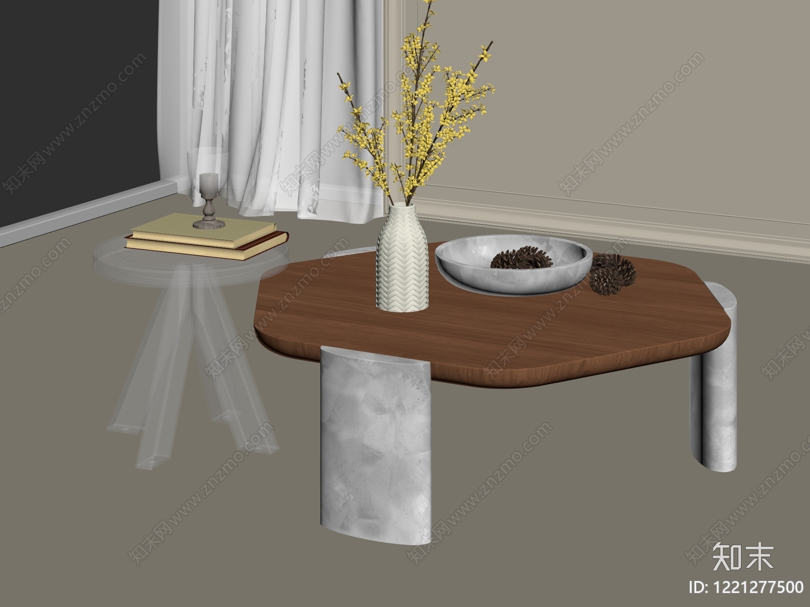 现代简约几类组合3D模型下载【ID:1221277500】