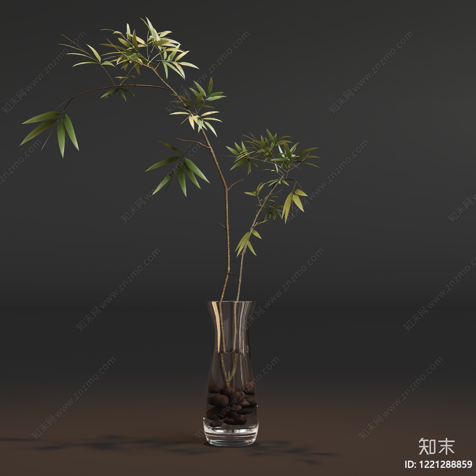 禅意花艺SU模型下载【ID:1221288859】