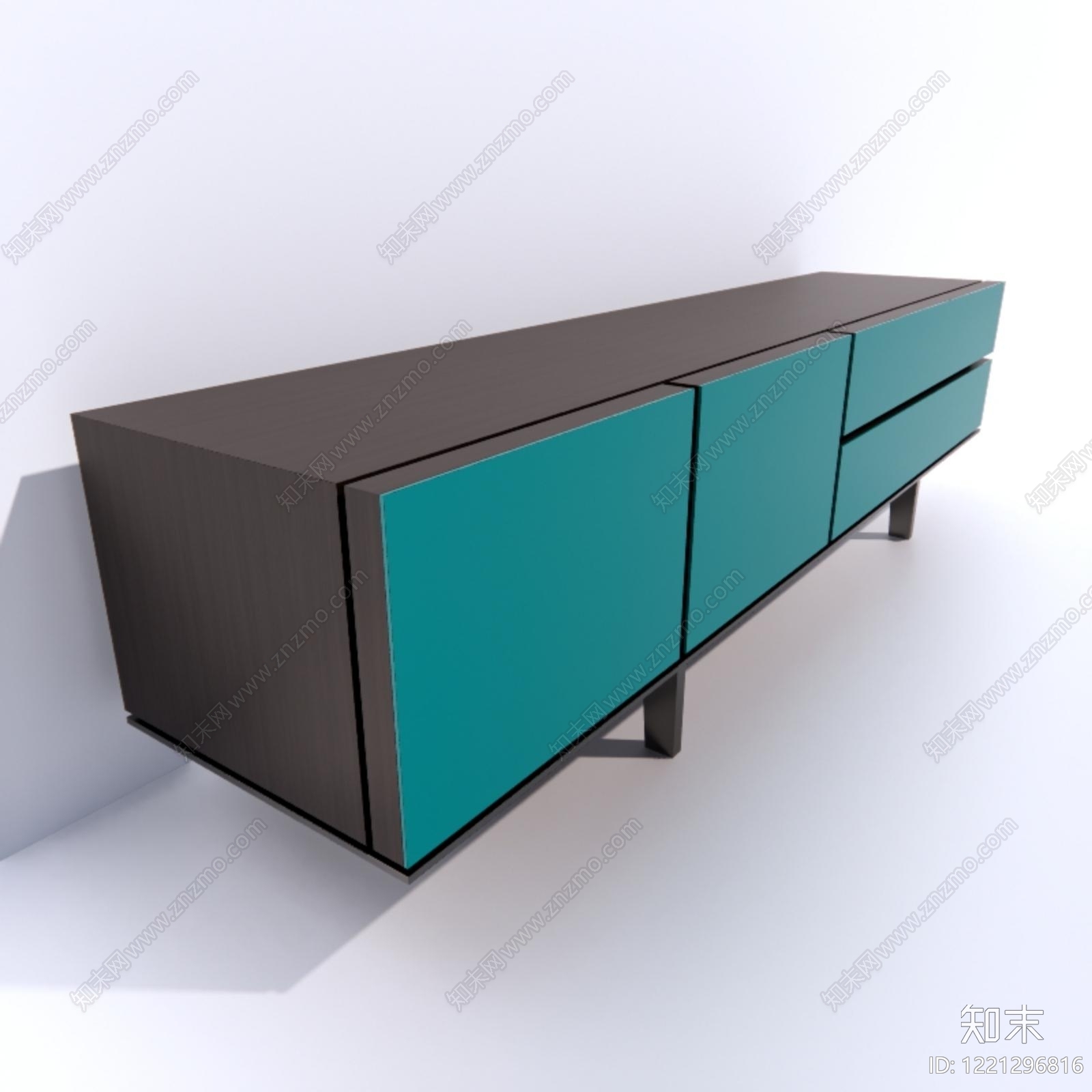 极简首饰柜3D模型渲染效果图