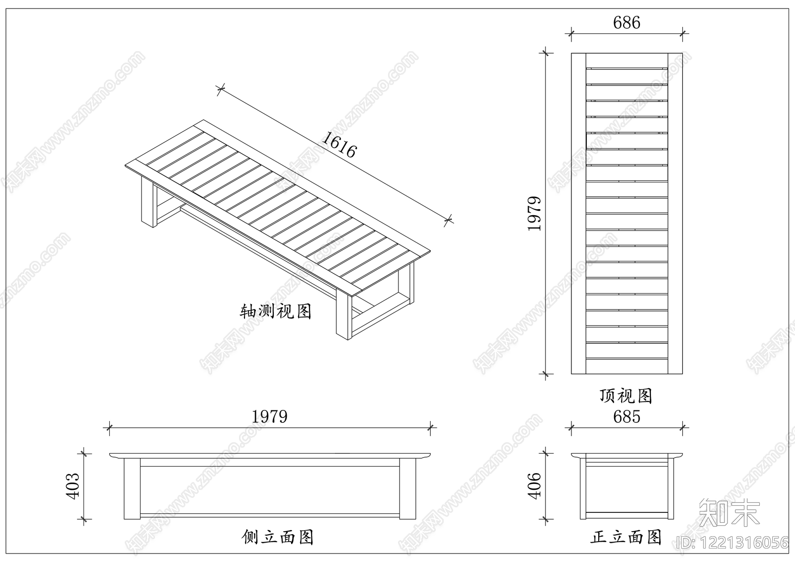 原木家具图库CAD图纸