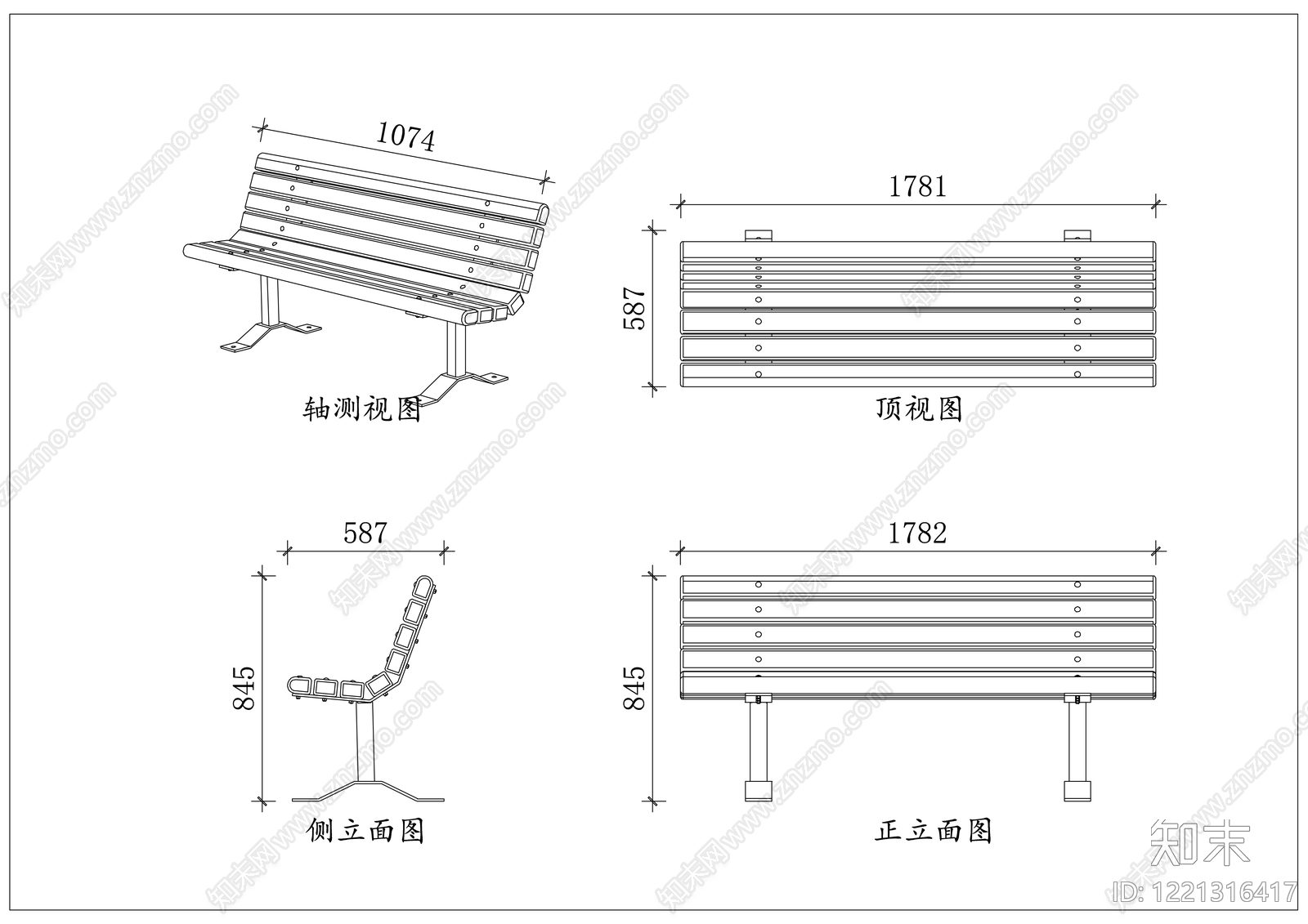 家具图库cad施工图下载【ID:1221316417】