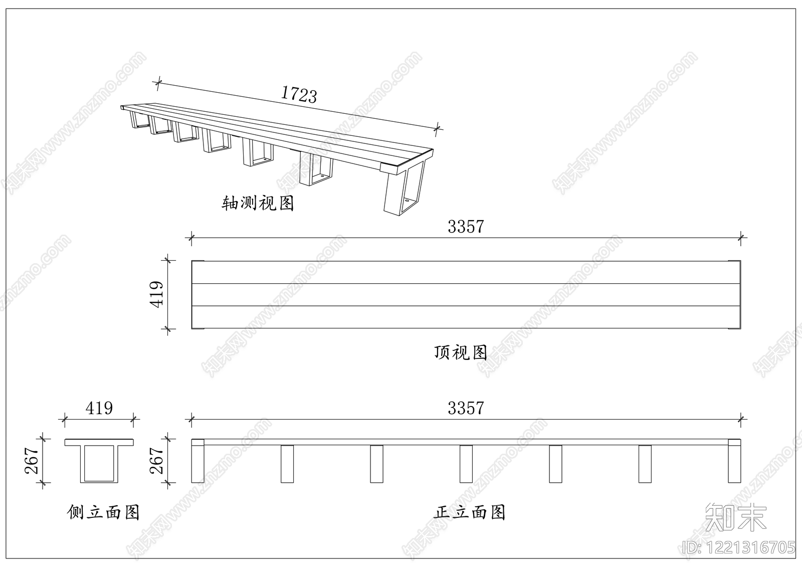 家具图库cad施工图下载【ID:1221316705】
