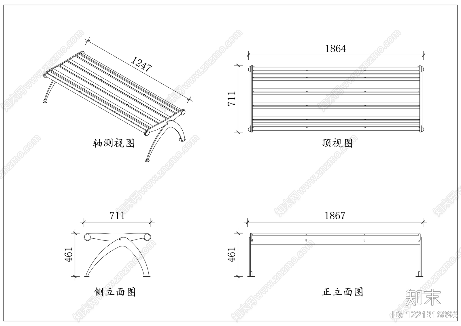 简约家具图库CAD图纸