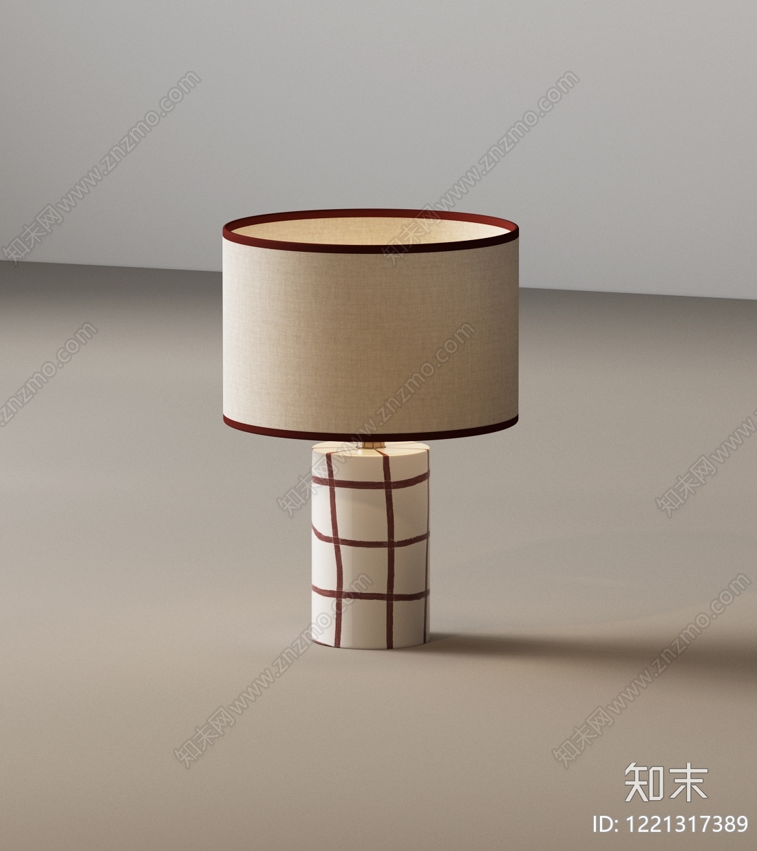 现代简约台灯3D模型下载【ID:1221317389】