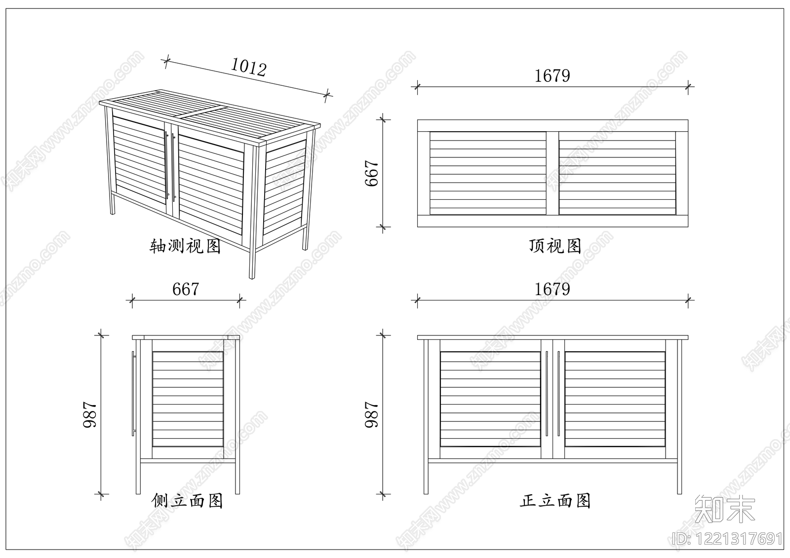 简约家具图库CAD图纸