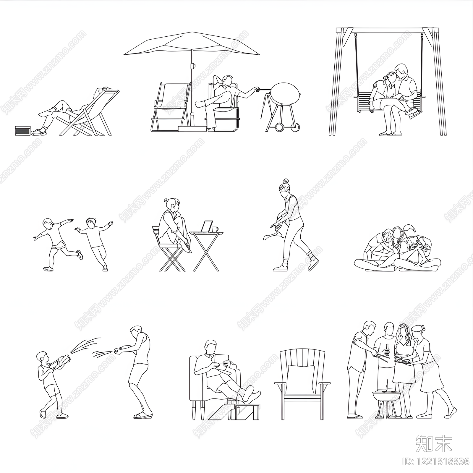 人物CAD图纸