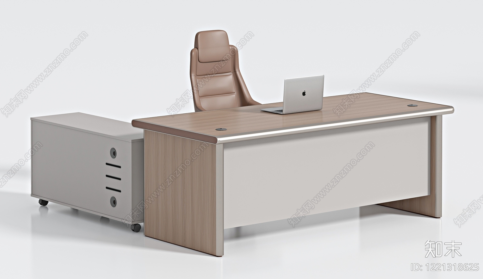现代简约办公桌3D模型下载【ID:1221318625】
