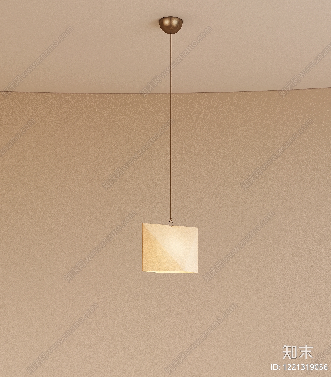 极简小吊灯3D模型下载【ID:1221319056】