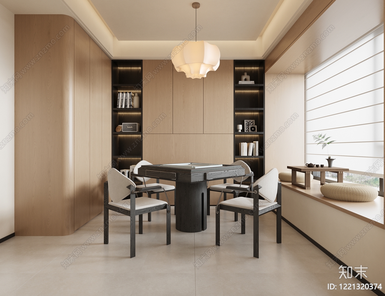 日式其他娱乐室SU模型下载【ID:1221320374】
