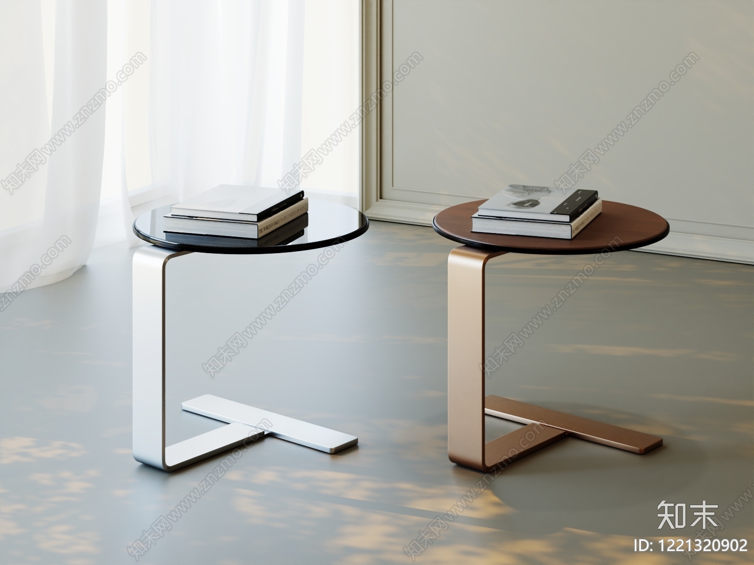 极简边几3D模型下载【ID:1221320902】