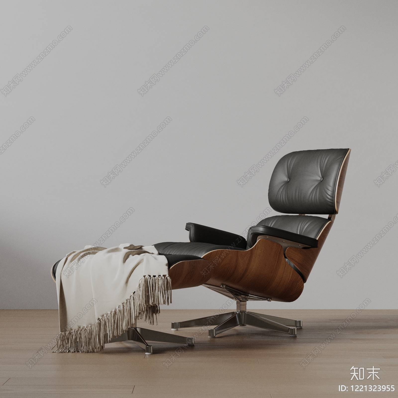 现代主义躺椅3D模型下载【ID:1221323955】