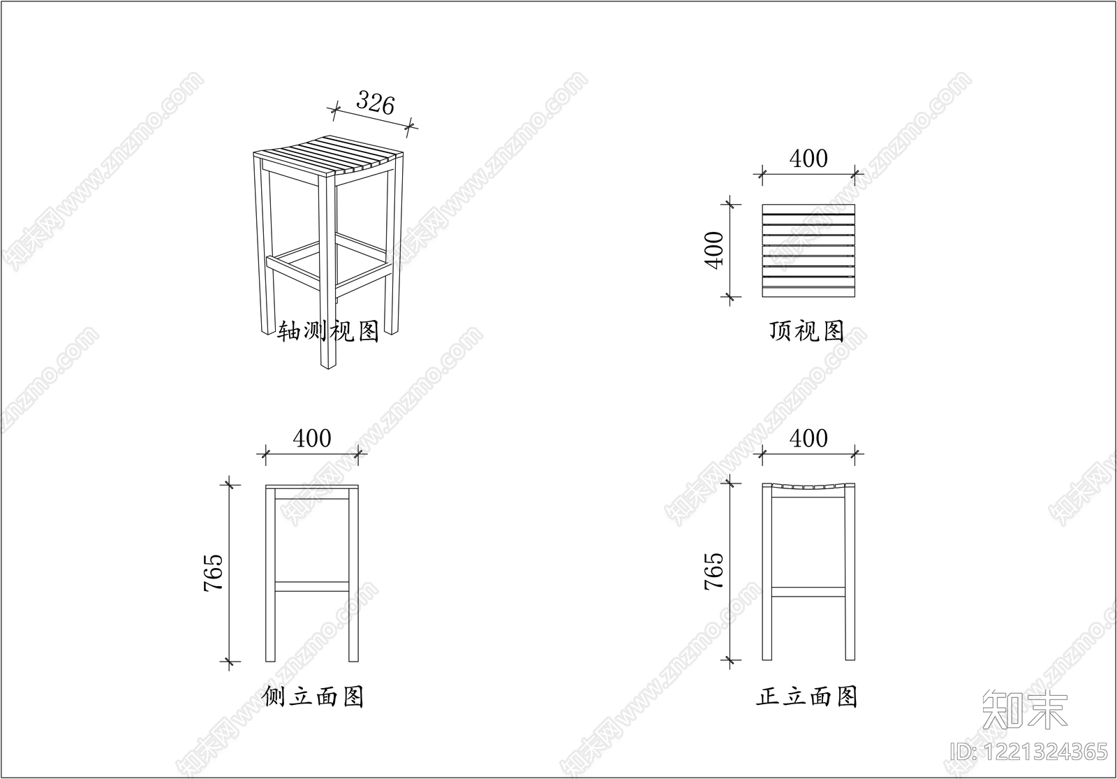 简约家具图库CAD图纸
