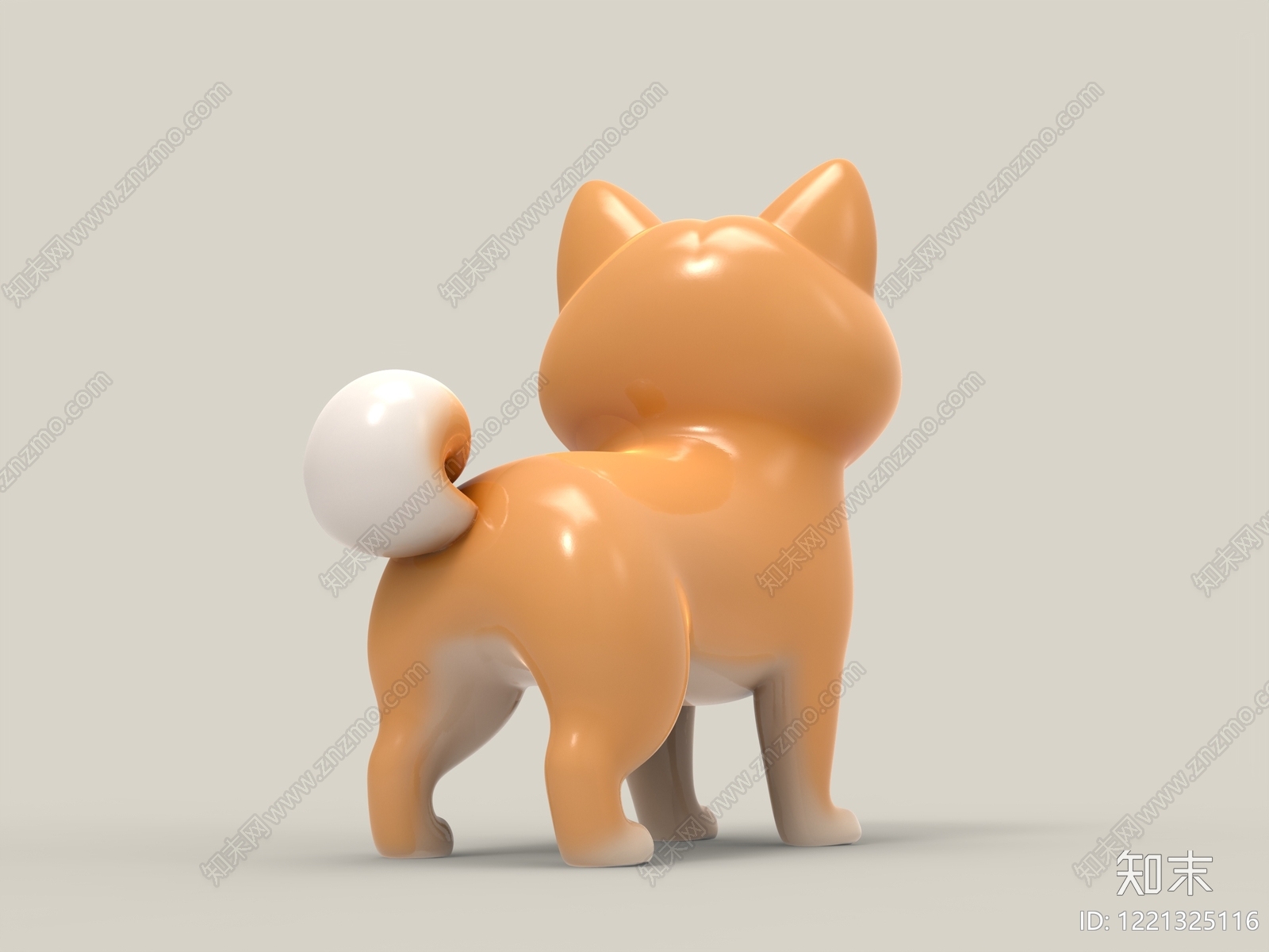 日式狗3D模型下载【ID:1221325116】