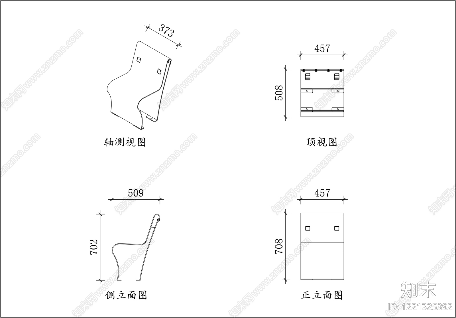 简约家具图库CAD图纸