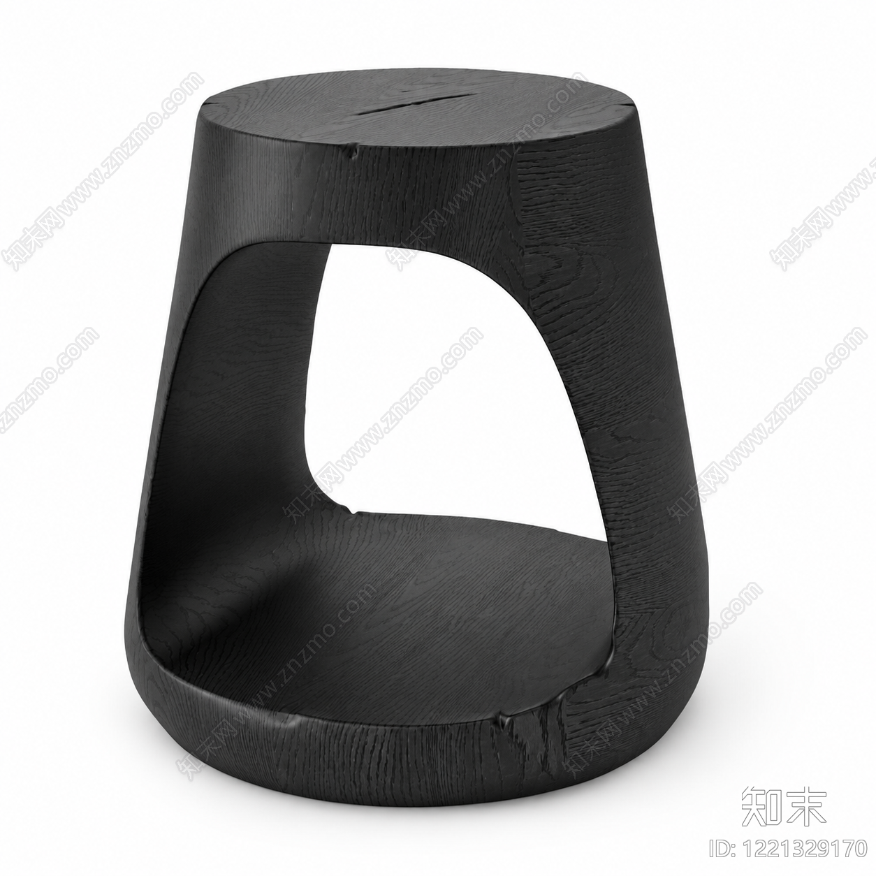 侘寂沙发凳3D模型下载【ID:1221329170】
