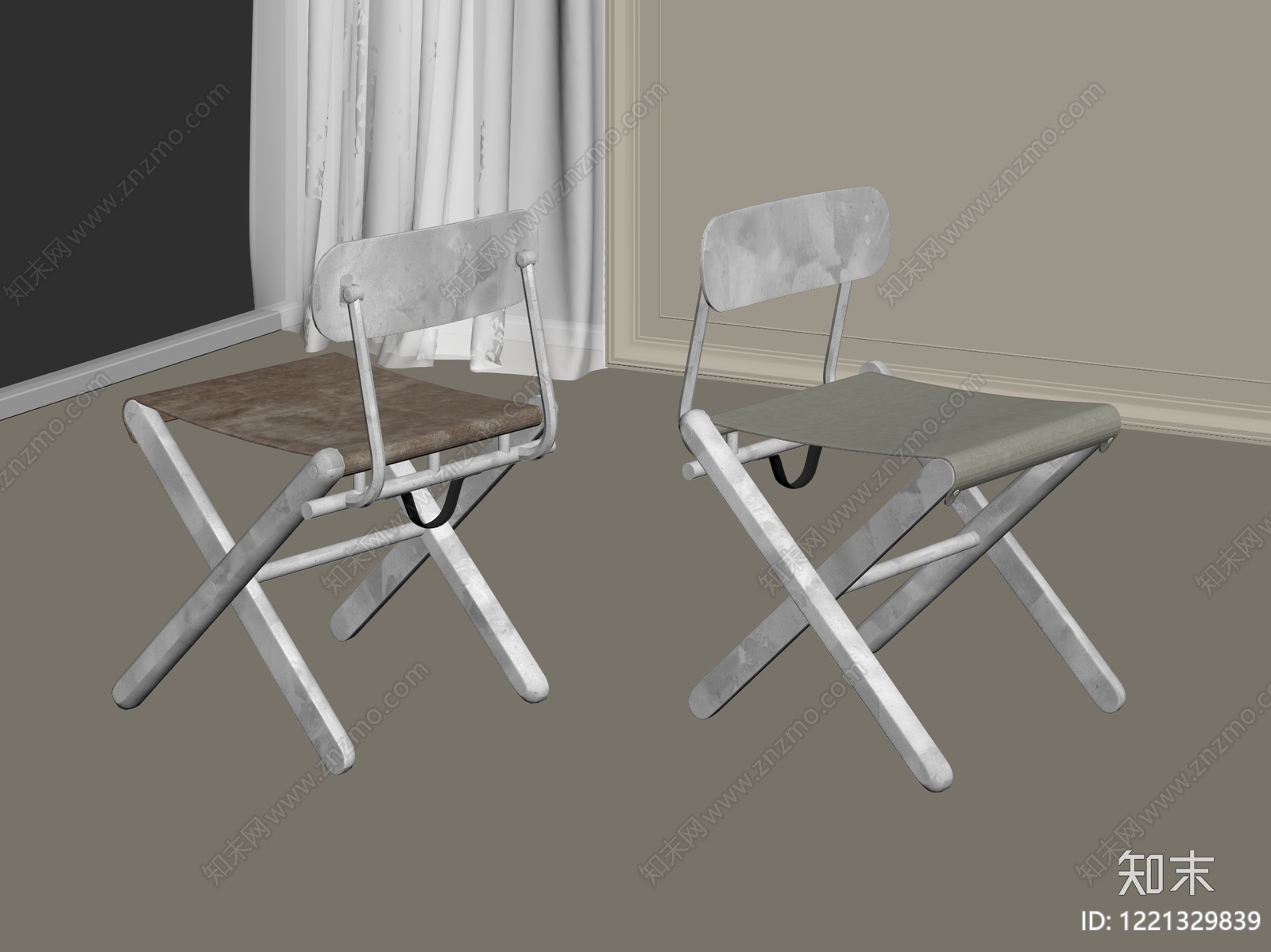 现代简约餐椅3D模型下载【ID:1221329839】