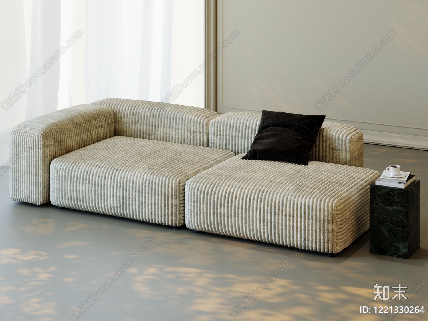 极简模块沙发SU模型下载【ID:1221330264】