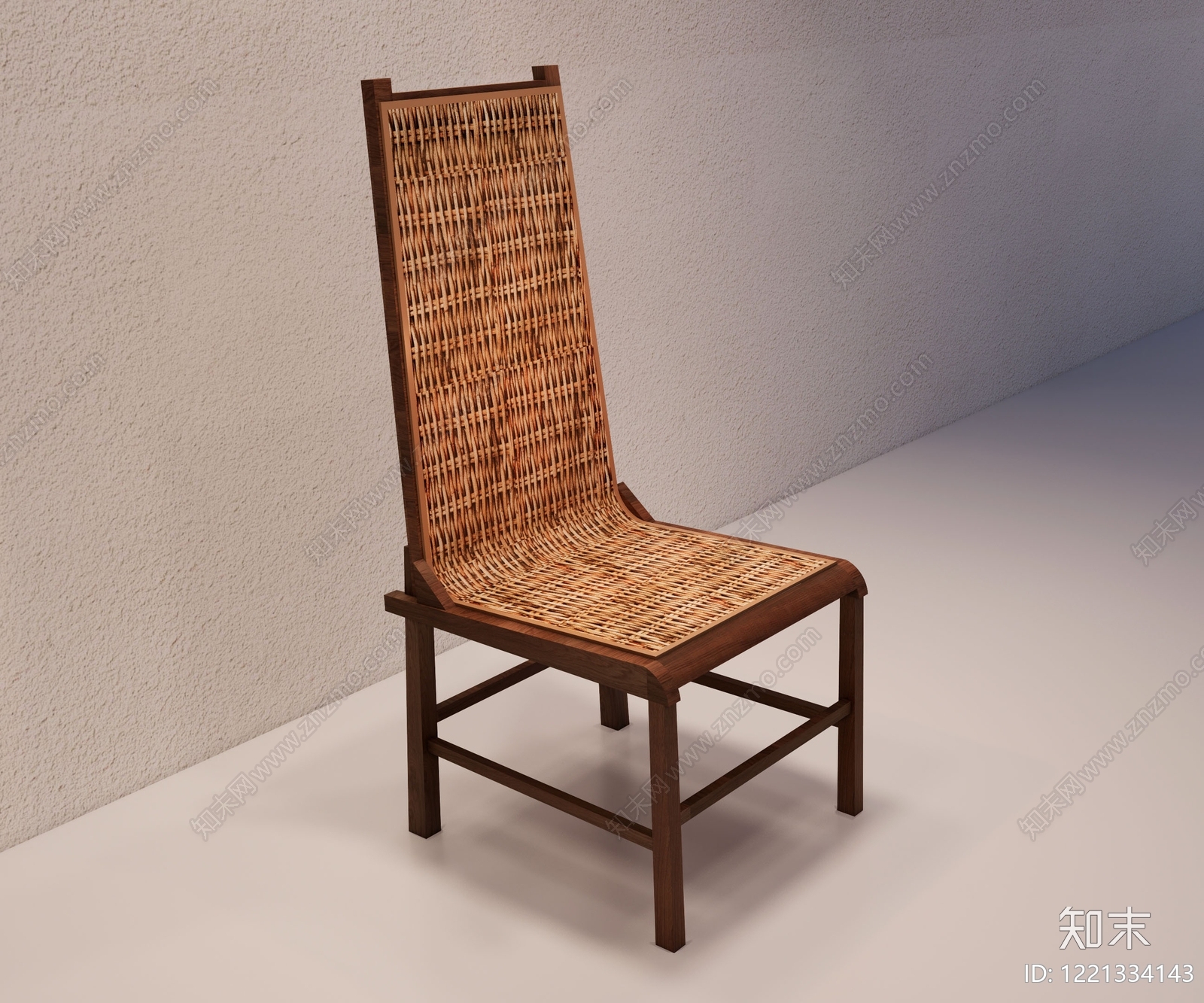 中古风餐椅3D模型下载【ID:1221334143】