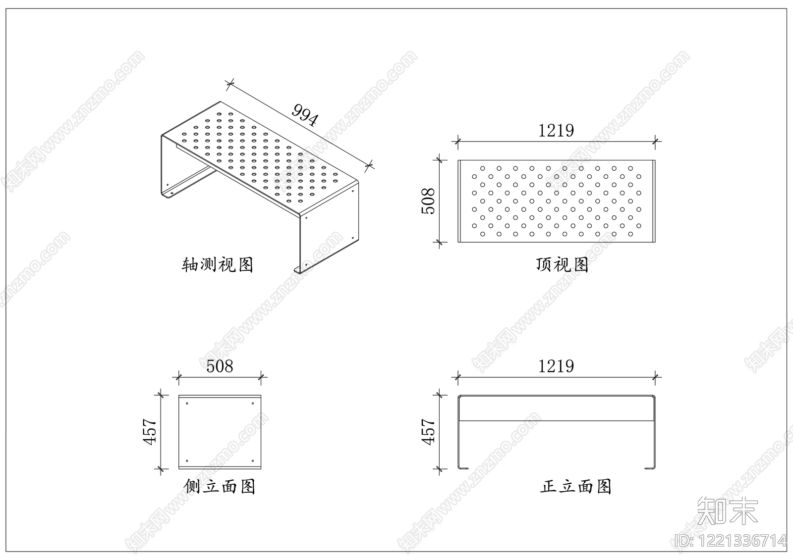 家具图库cad施工图下载【ID:1221336714】