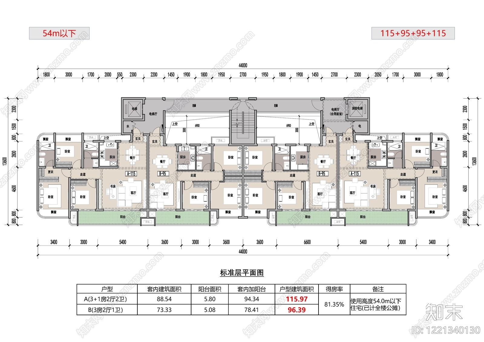 三居CAD图纸