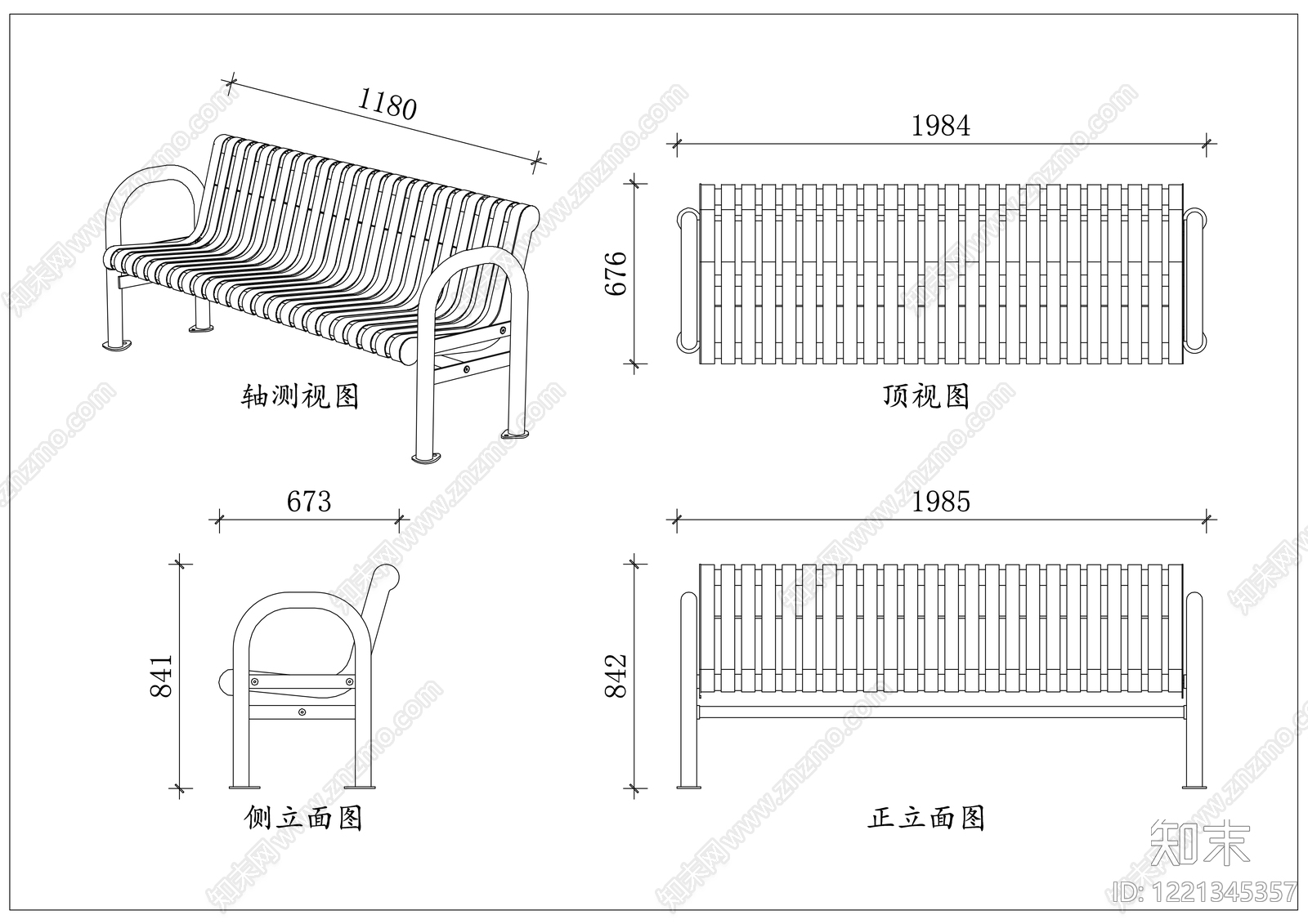 家具图库cad施工图下载【ID:1221345357】