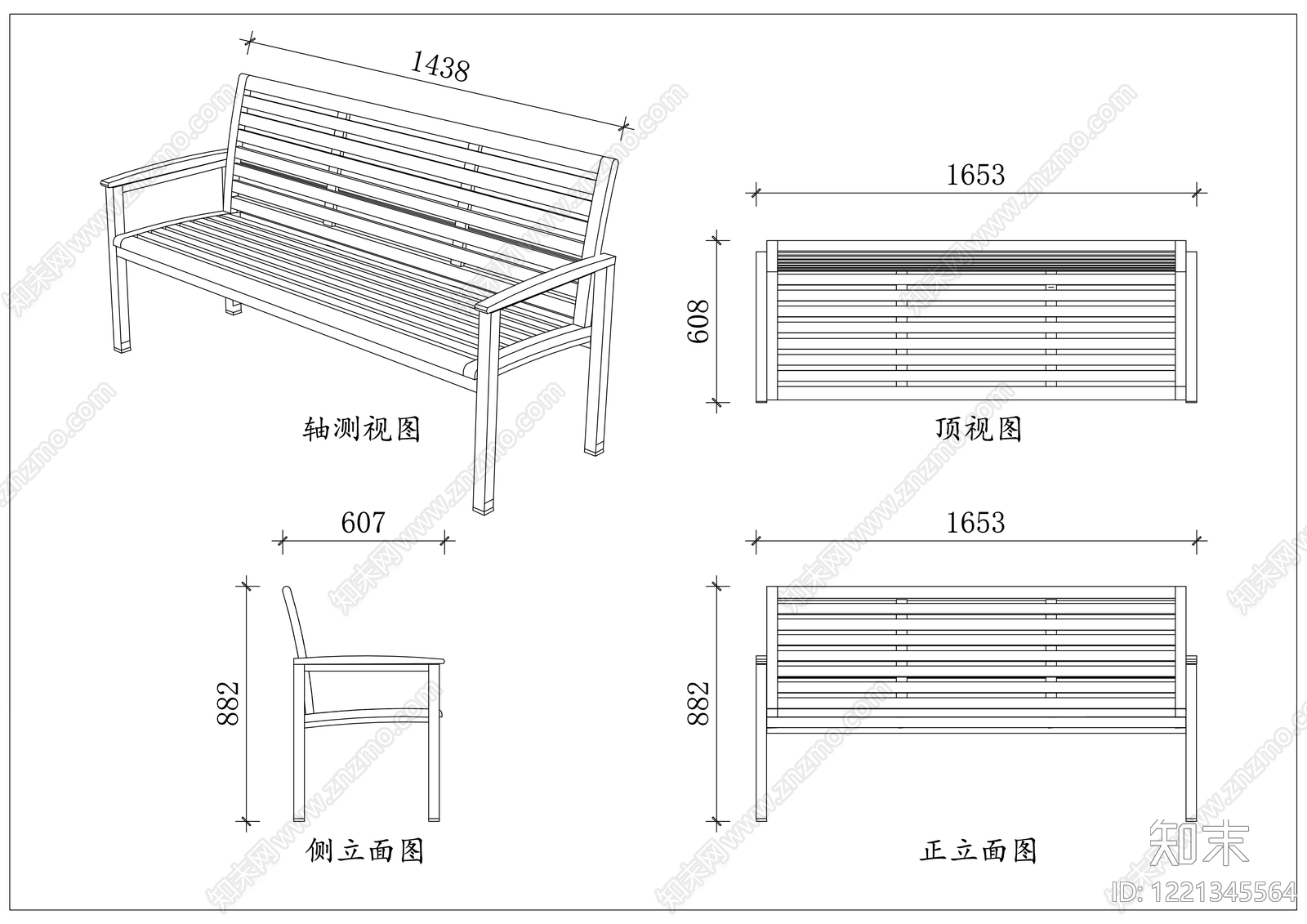 家具图库cad施工图下载【ID:1221345564】