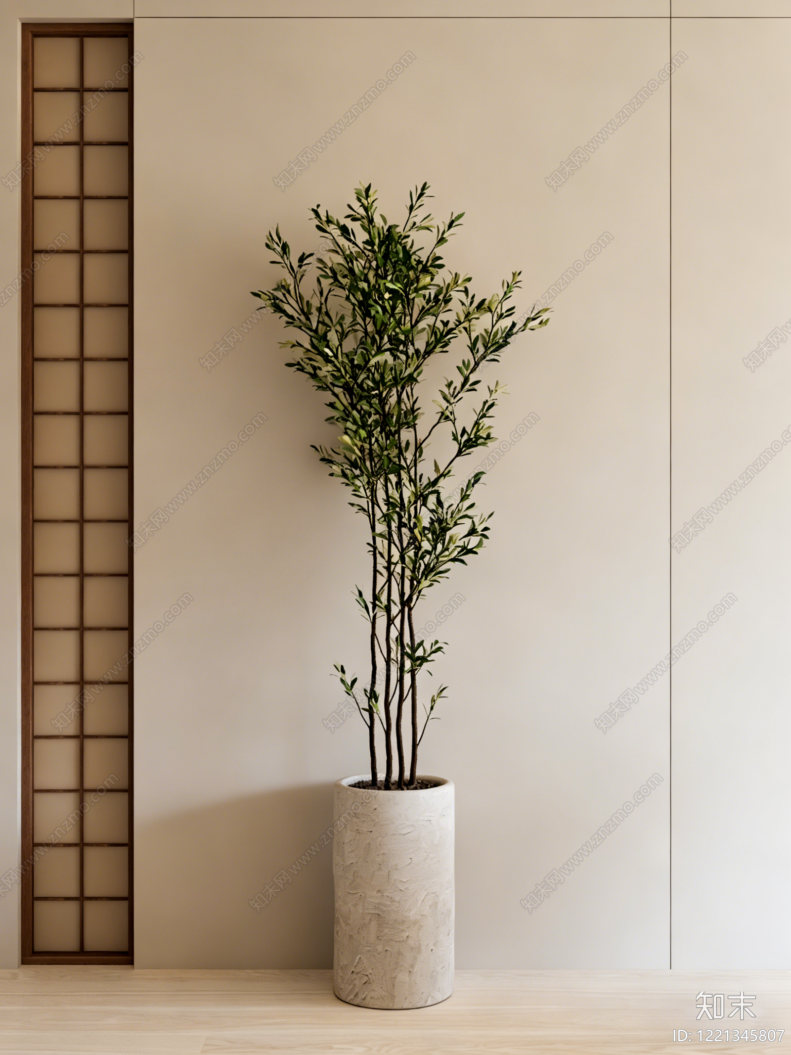日式盆栽3D模型下载【ID:1221345807】