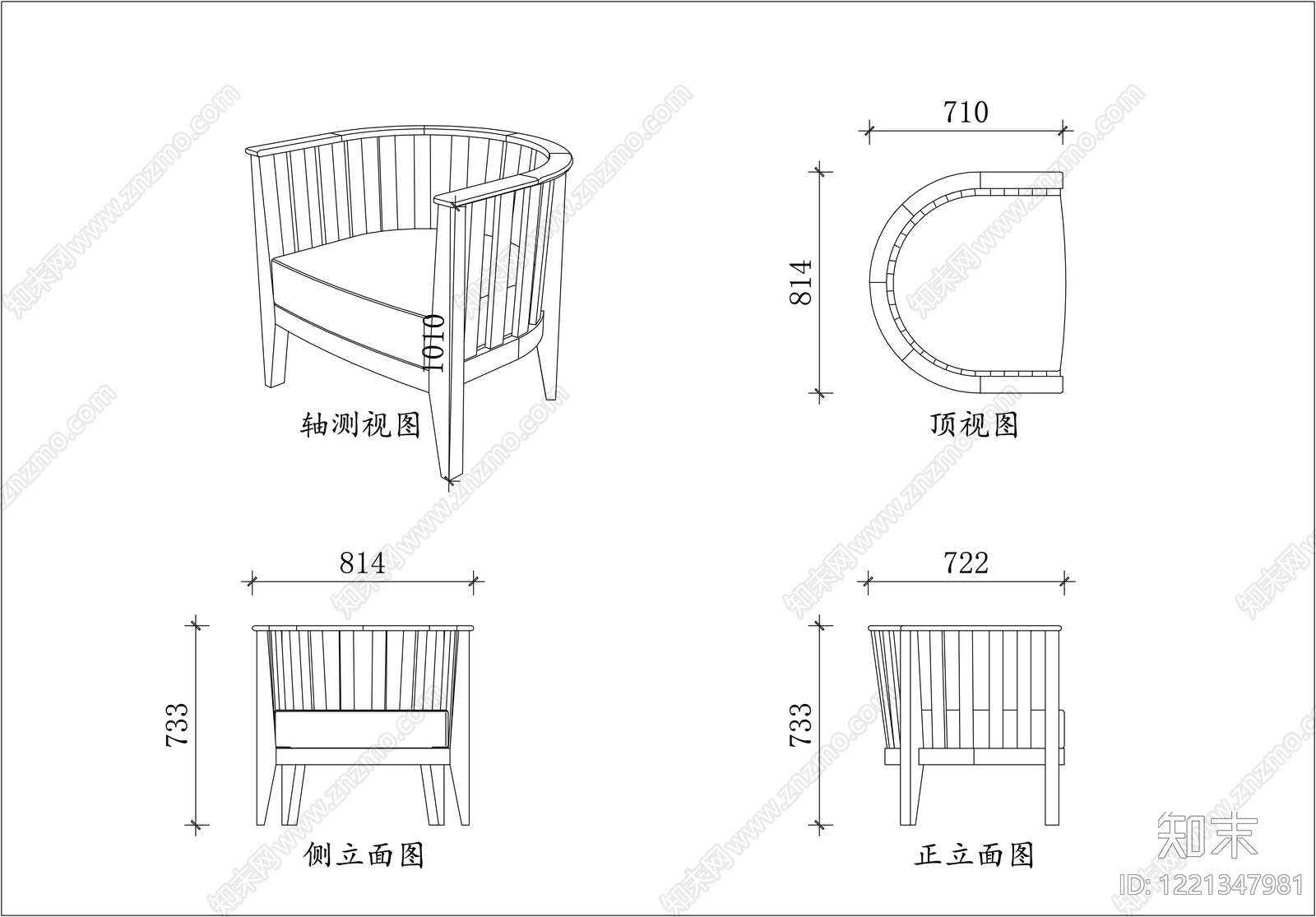 家具图库cad施工图下载【ID:1221347910】