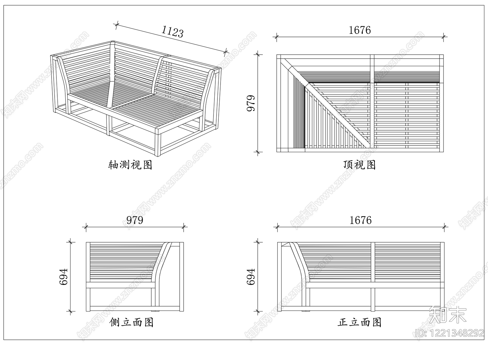 原木家具图库CAD图纸