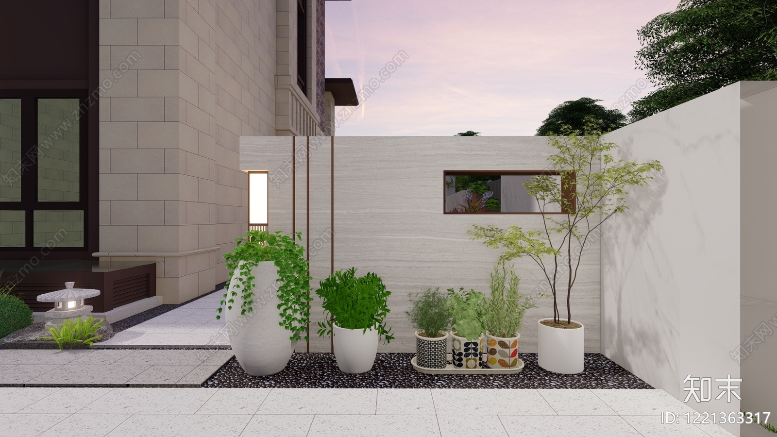 庭院cad施工图下载【ID:1221363317】