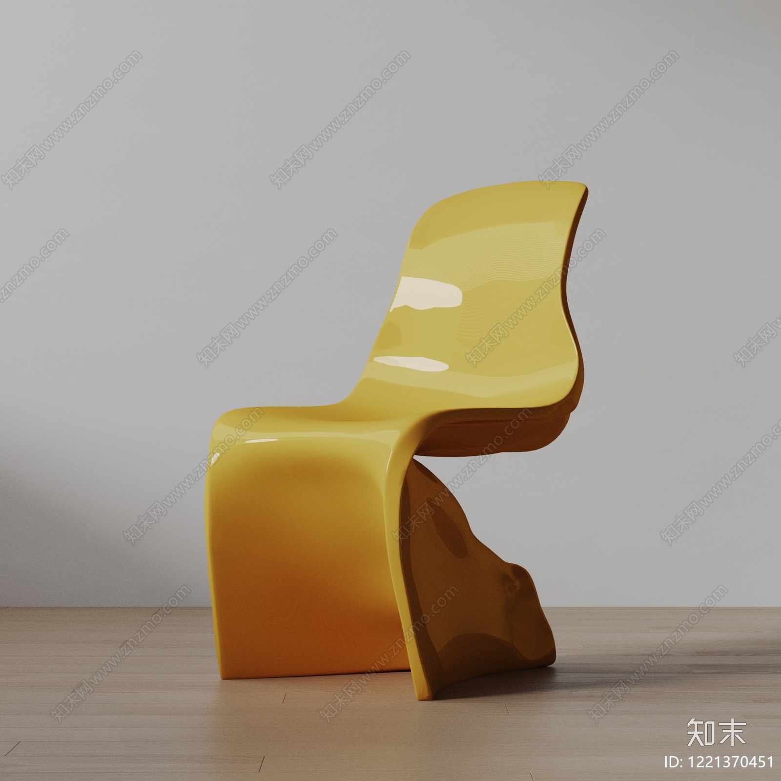 极简主义休闲椅3D模型下载【ID:1221370451】