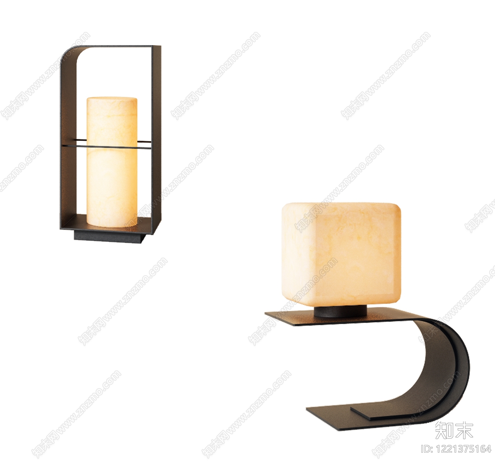 极简庭院灯3D模型下载【ID:1221375164】