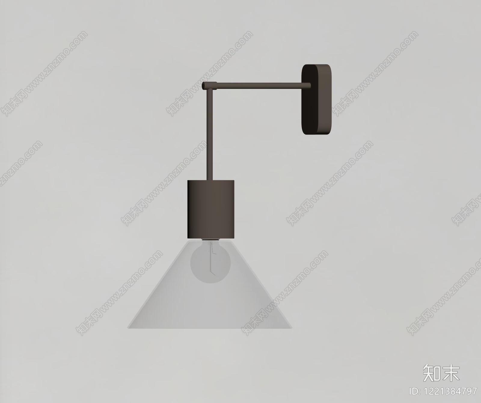 现代简约壁灯SU模型下载【ID:1221384797】