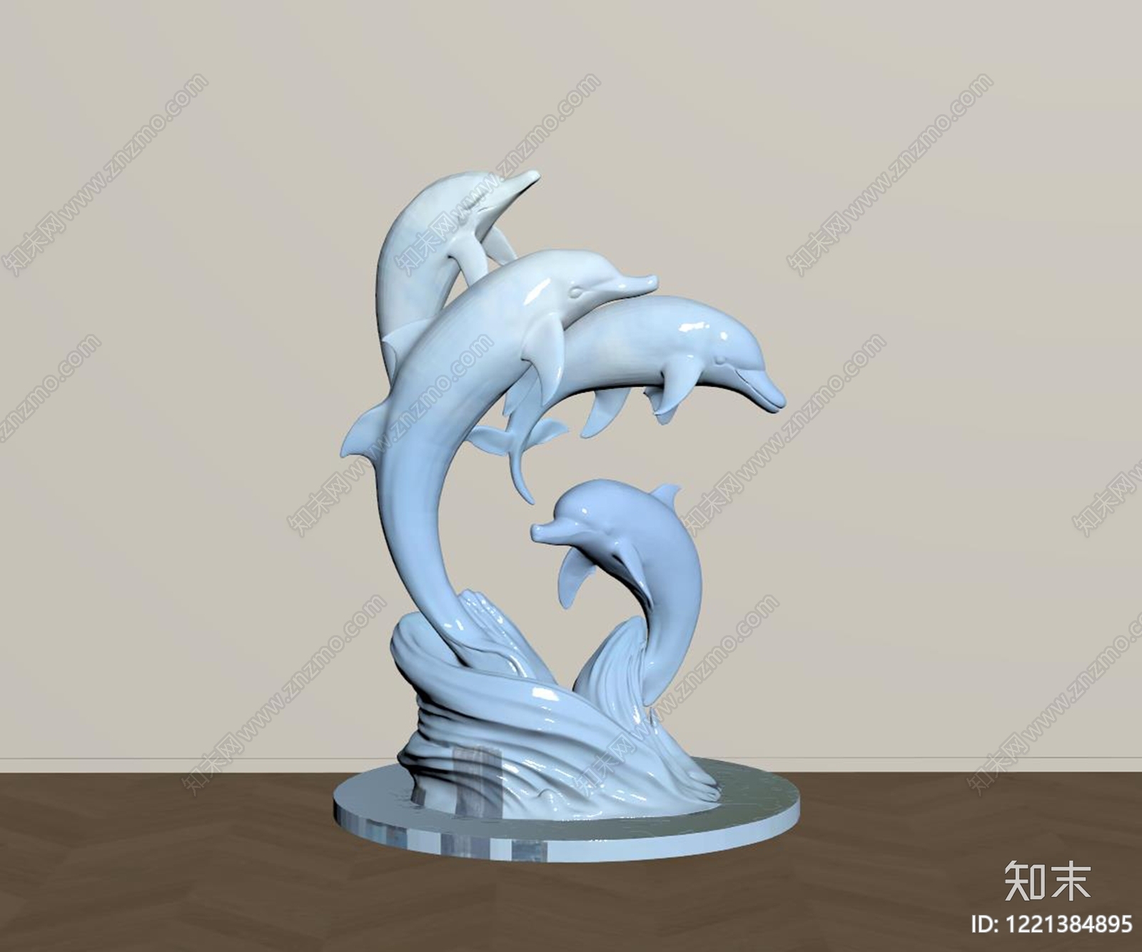 现代简约雕塑摆件SU模型下载【ID:1221384895】