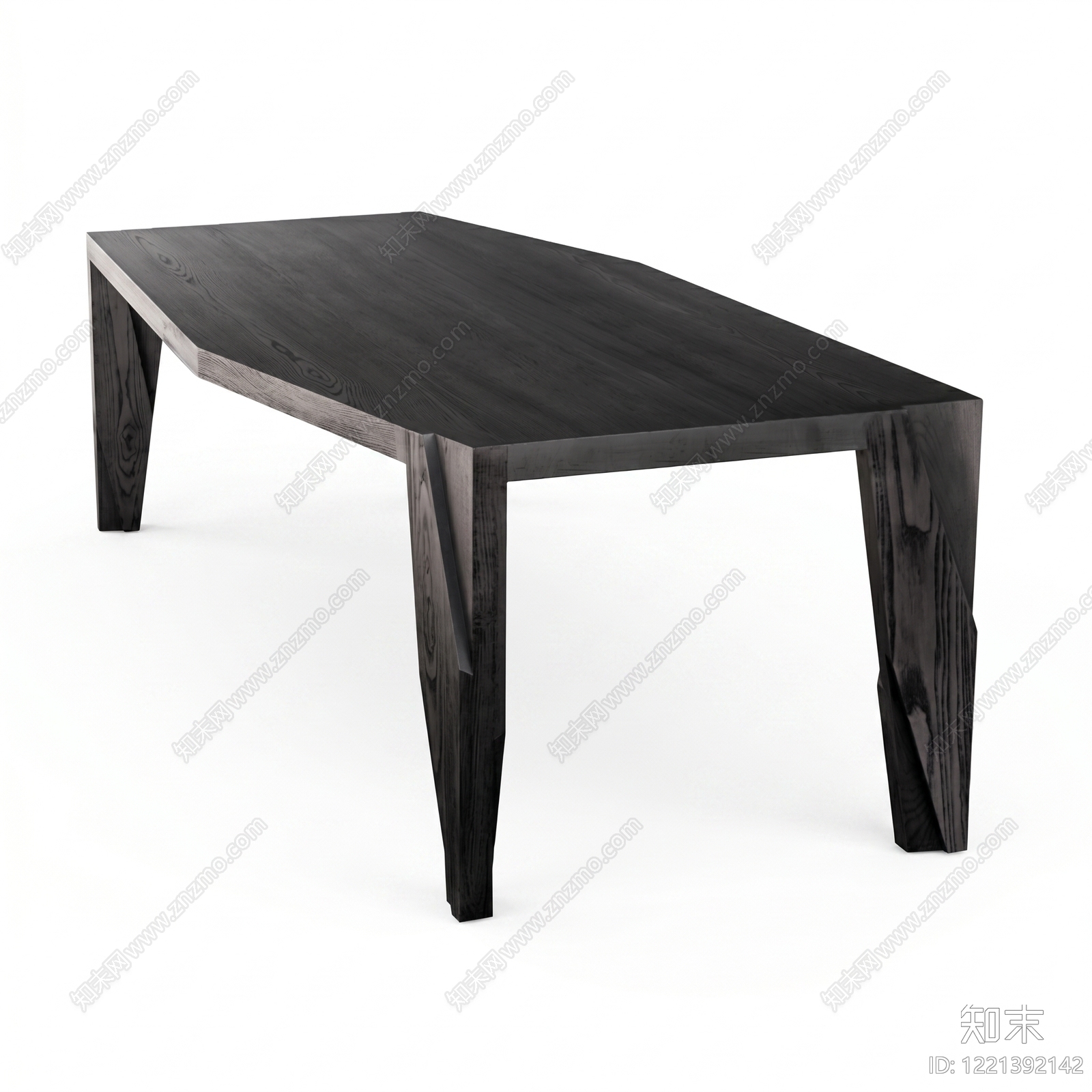 极简餐桌3D模型下载【ID:1221392142】