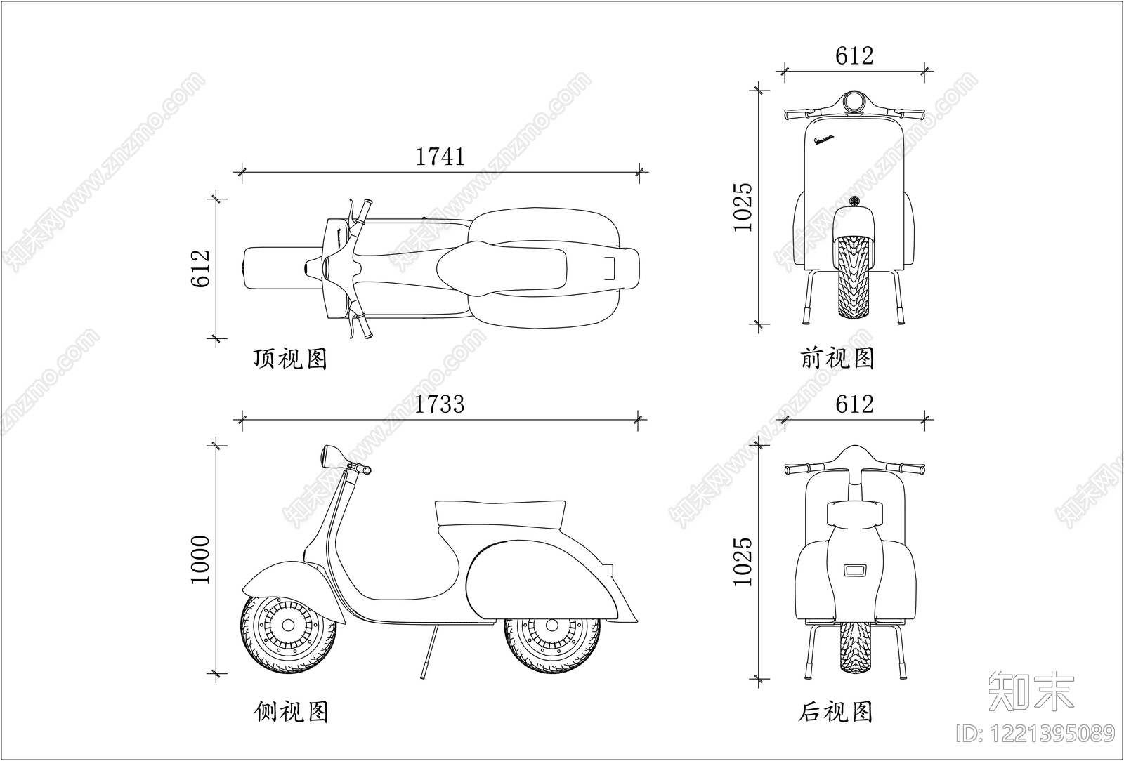 复古交通工具图库CAD图纸