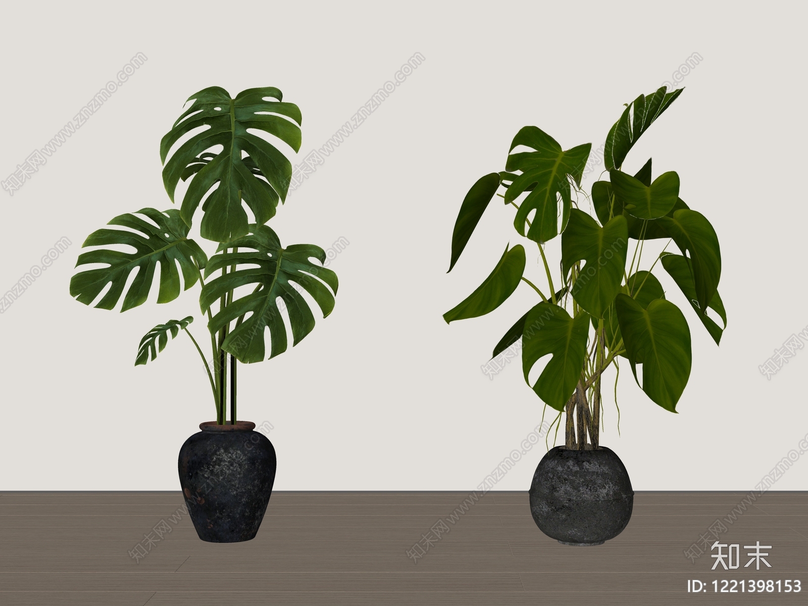 侘寂盆栽SU模型下载【ID:1221398153】