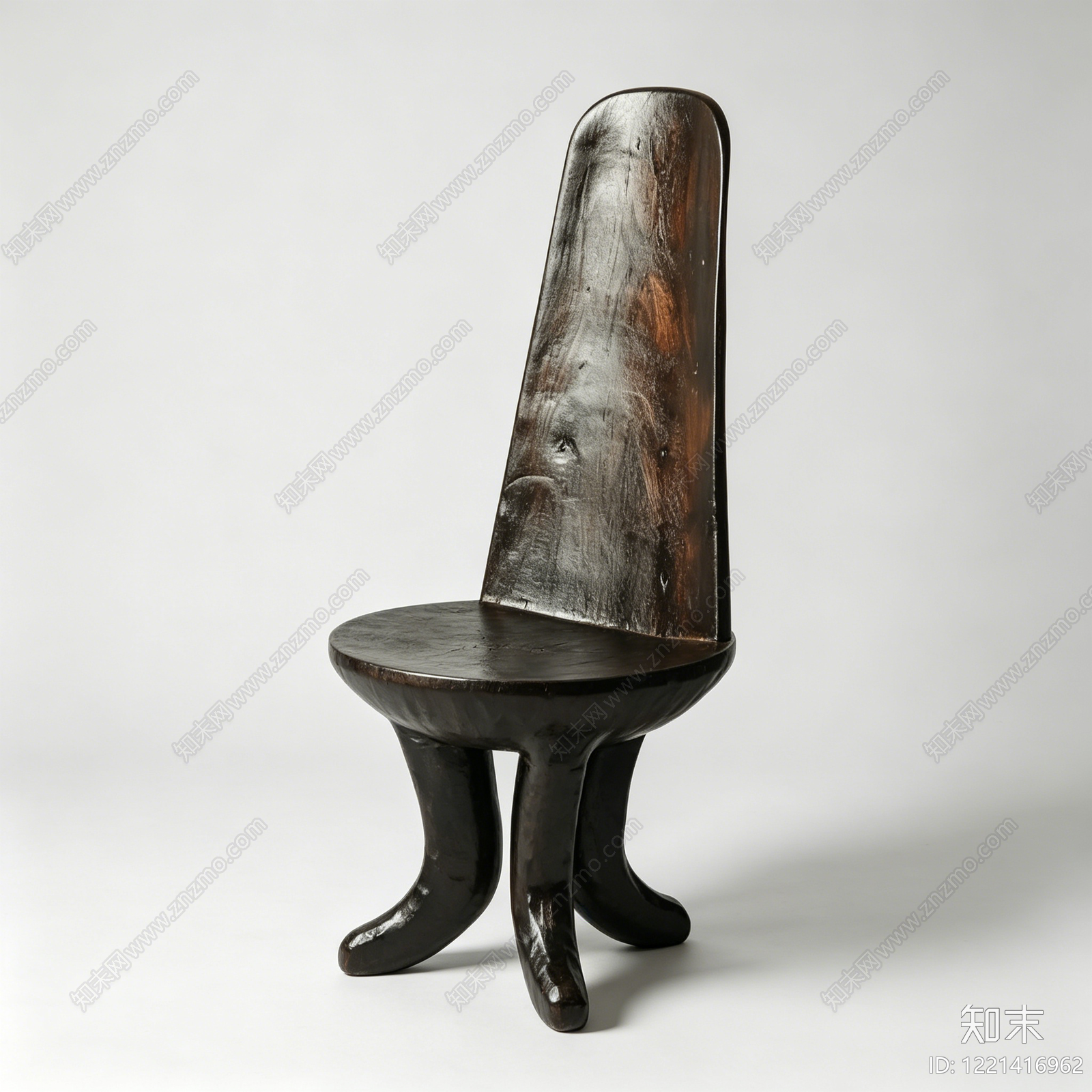 侘寂餐椅3D模型下载【ID:1221416962】
