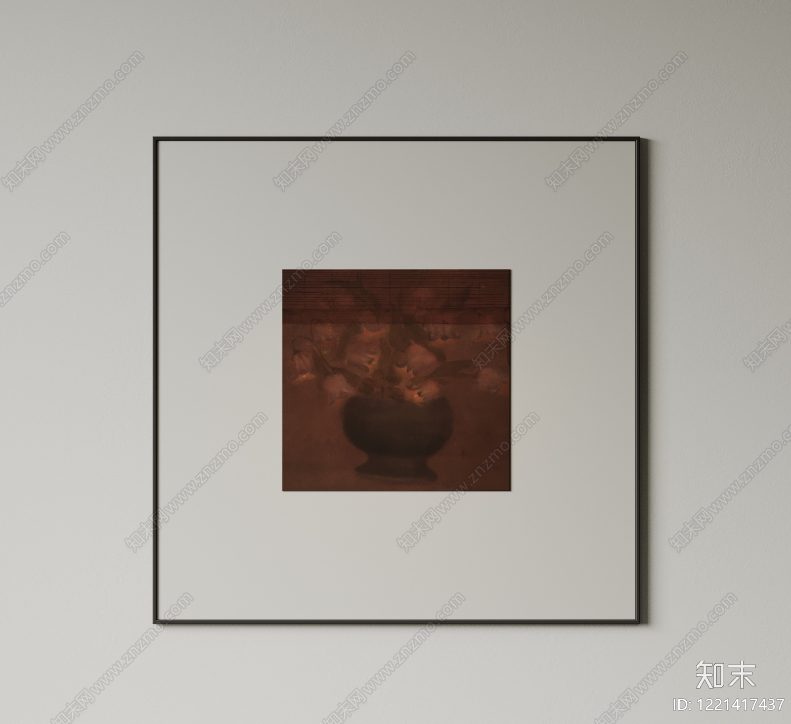 侘寂儿童挂画SU模型下载【ID:1221417437】
