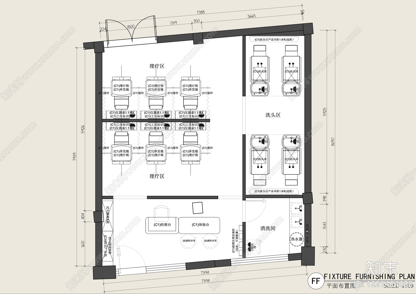 现代理发店CAD图纸