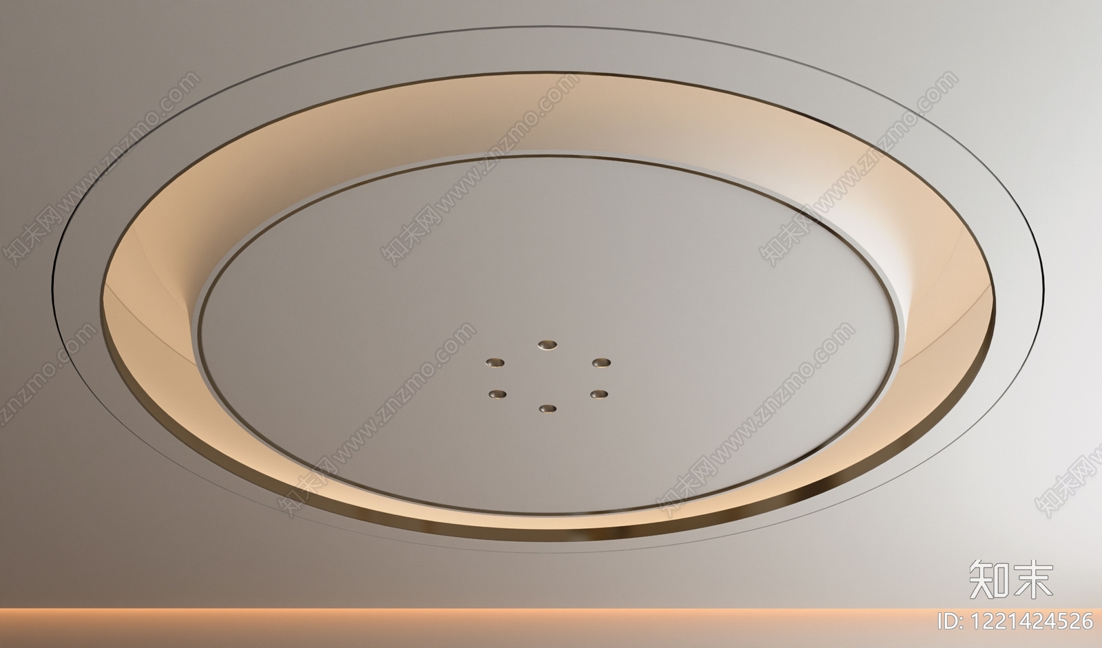 极简吊顶3D模型下载【ID:1221424526】