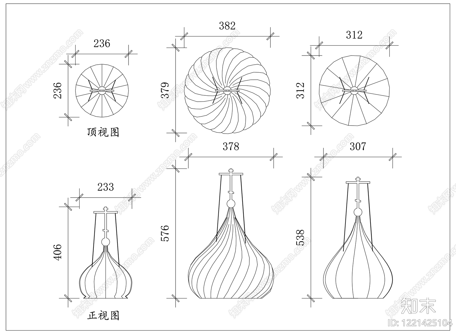 灯具图库CAD图纸